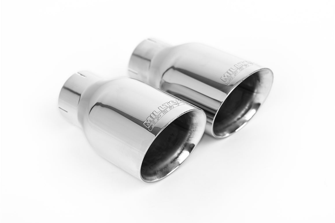 Milltek Sport Full System (including Cat Replacement Pipe) - Porsche Boxster / Porsche Cayman - Full System with Decat & Polished GT-100 Trims (Requires Stage 2 ECU Software)