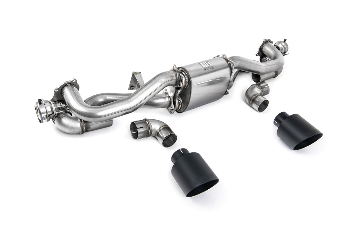 Milltek Sport Particulate Filter-back - Porsche Cayman 718 GT4 4.0 (OPF/GPF Equipped Cars Only - Pre Feb 2020 build only) - With Cerakote Black GT-115 Trims