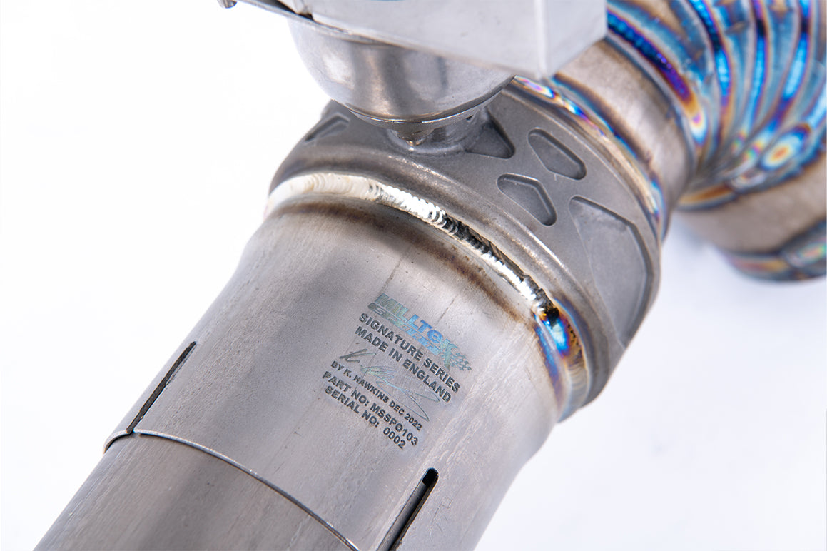 Milltek Sport Milltek Signature Series - Porsche 911 - Rear Silencer Bypass Full Titanium Construction - Works with PSE Equipped Cars