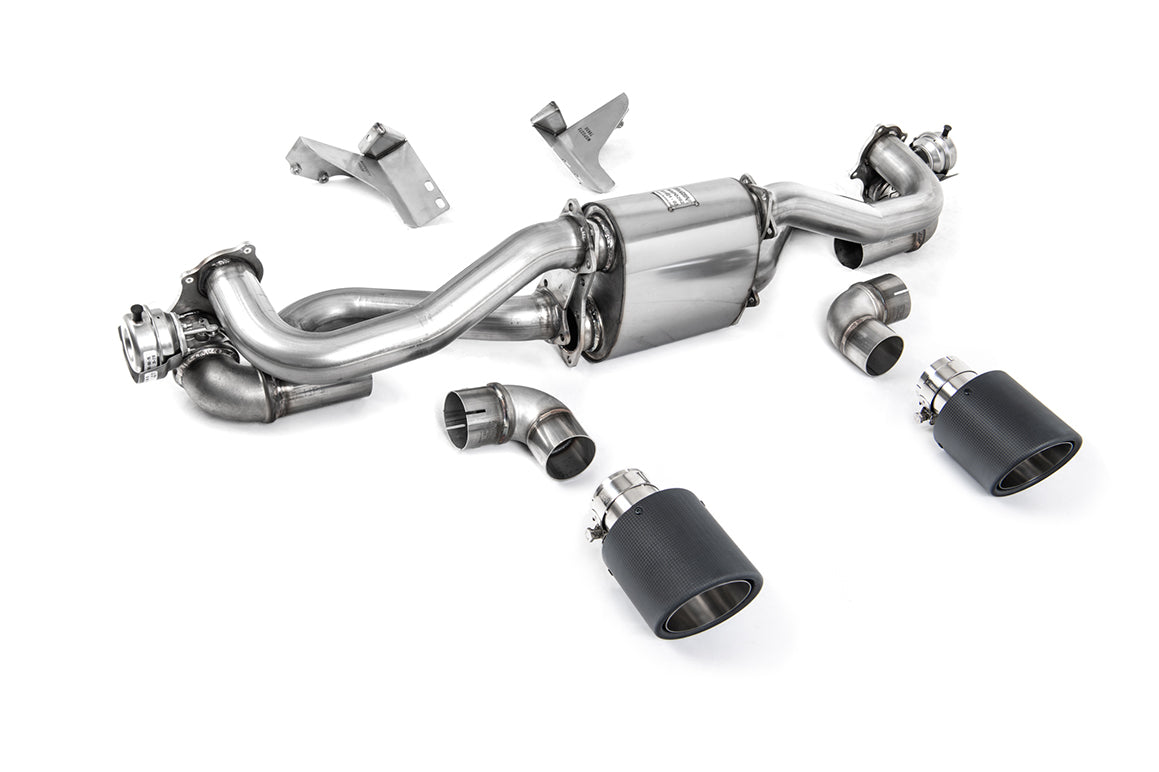 Milltek Sport Particulate Filter-back - Porsche Boxster / Porsche Cayman - With Carbon JET-115 Trims