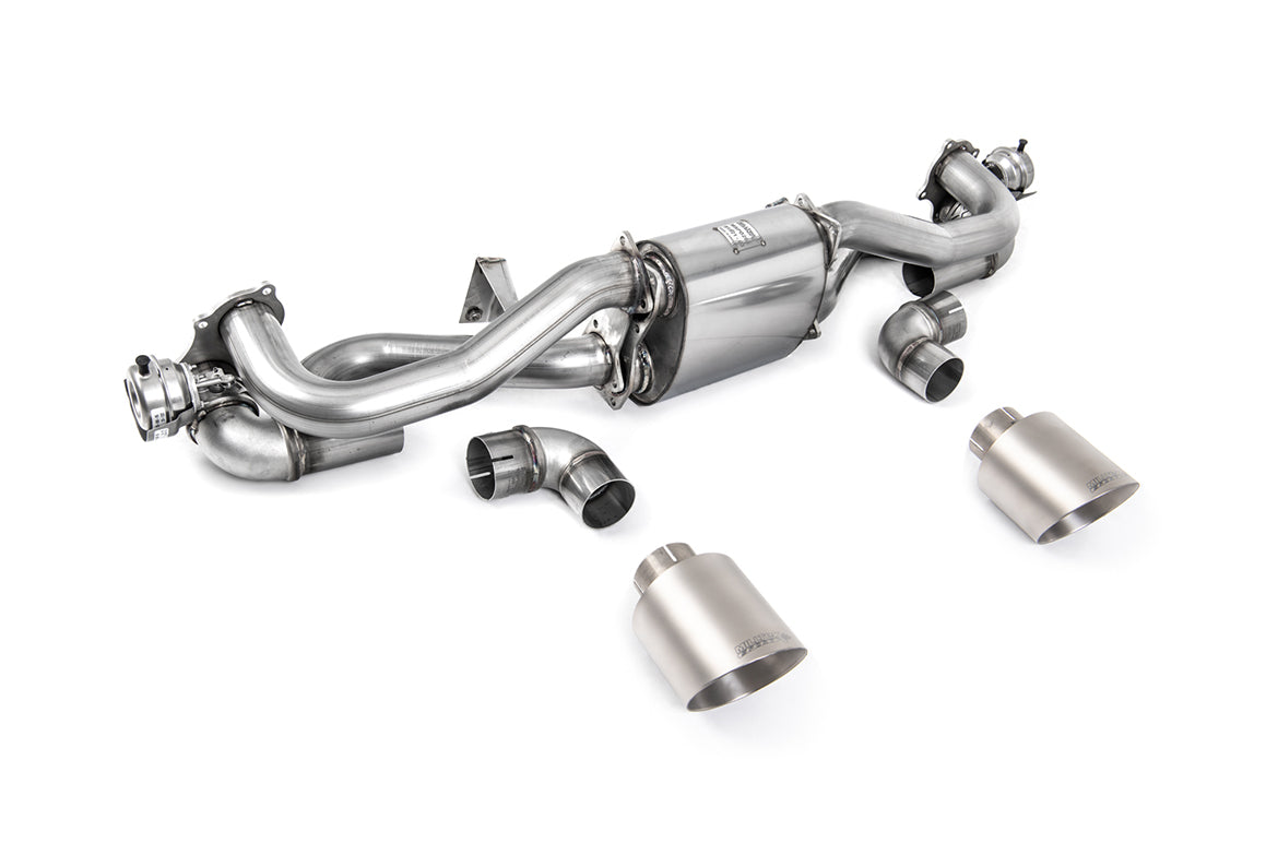 Milltek Sport Particulate Filter-back - Porsche Boxster / Porsche Cayman - With Brushed Titanium GT-115 Trims