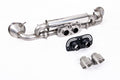 Milltek Sport Porsche 911 992.1 GT3 Rear Silencers, GT-100 Brushed Titanium (SSXPO174)