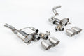 Milltek Sport Porsche Macan Rear Silencer(s), Valved, GT-115 Brushed Titanium (SSXPO178)