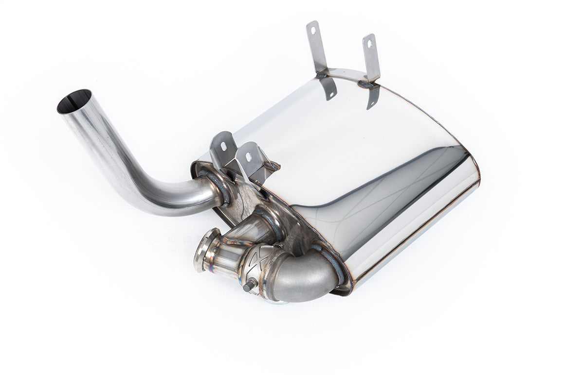 Milltek Sport Rear Silencer(s) - Porsche 911 996 Carrera and Carrera S (C2 and C4) - Valved System (Works with PSE Equipped Cars Only) - Uses OE Tailpipes