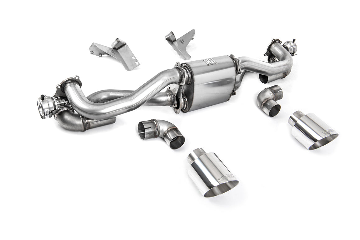 Milltek Sport Particulate Filter-back - Porsche Boxster / Porsche Cayman - With Polished GT-115 Trims