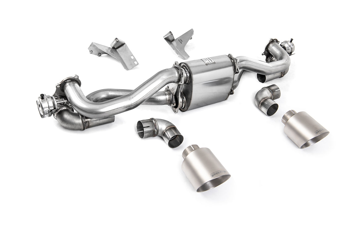 Milltek Sport Particulate Filter-back - Porsche Boxster / Porsche Cayman - With Brushed Titanium GT-115 Trims
