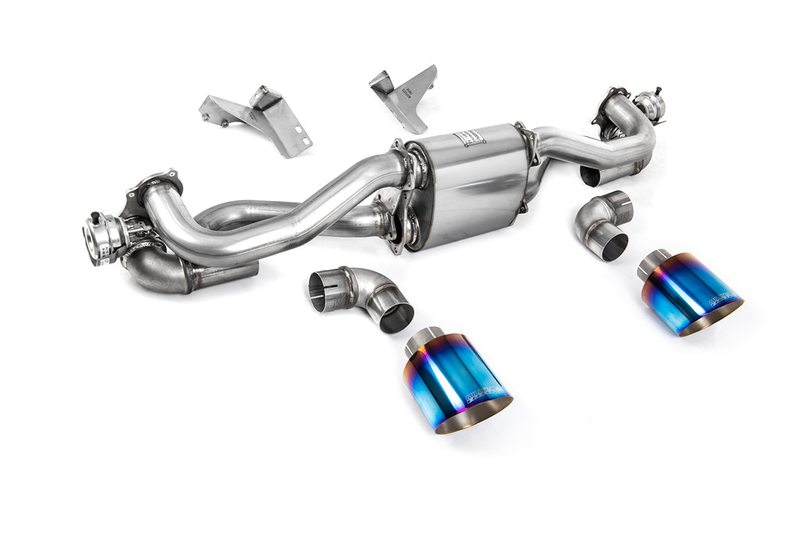 Milltek Sport Particulate Filter-back - Porsche Boxster / Porsche Cayman - With Burnt/Blue Titanium GT-115 Trims
