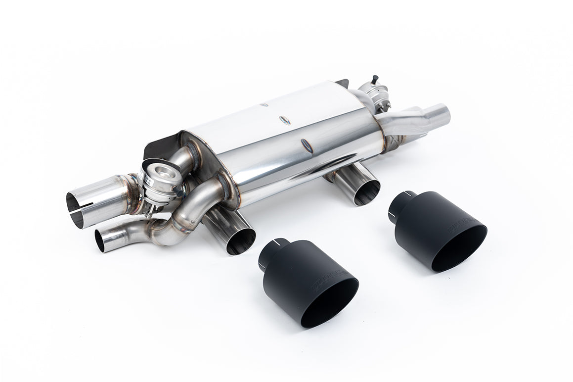 Milltek Sport Rear Silencer(s) - Porsche 911 991.2 3.0 (T / S / GTS) - Works with PSE Equipped Cars Only with GT-115 Cerakote Black Tips