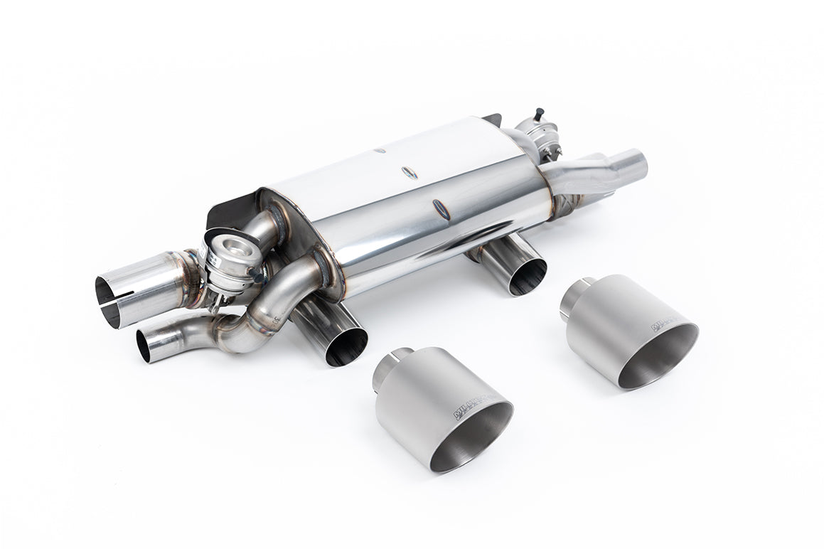 Milltek Sport Rear Silencer(s) - Porsche 911 991.2 3.0 (T / S / GTS) - Works with PSE Equipped Cars Only with GT-115 Brushed Titanium Tips