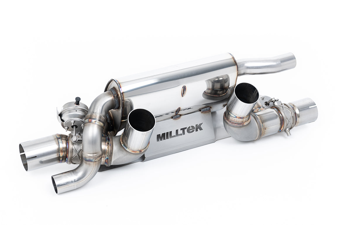 Milltek Sport Rear Silencer(s) - Porsche 911 991.2 3.0 (T / S / GTS) - Works with PSE Equipped Cars Only with JET-115 Carbon Tips