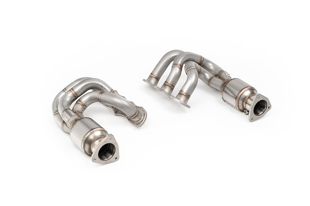 Milltek Sport Porsche 911 991.1 Manifold & Hi-Flow Sports Cat, Cast Header Flange Manifolds with 200CPSI Cats (SSXPO207)