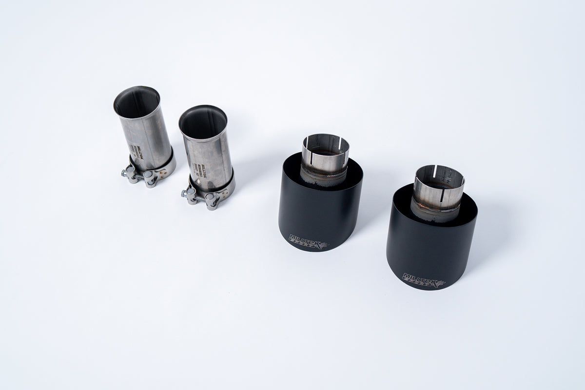 Milltek Sport Dodge / RAM 1500 TRX Tips, Cerakote Black (SSXRAM101)