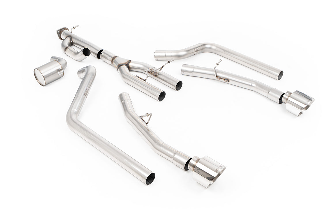 Milltek Sport Dodge / RAM 1500 Cat-back, Rebel, GT-139 Polished (SSXRAM109)