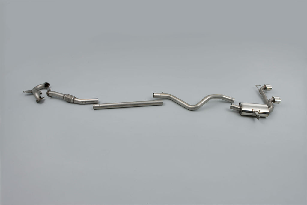 Milltek Sport Renault / Alpine Mégane Turbo-back excluding Hi-Flow Sports Cat, For track use only (SSXRN404)
