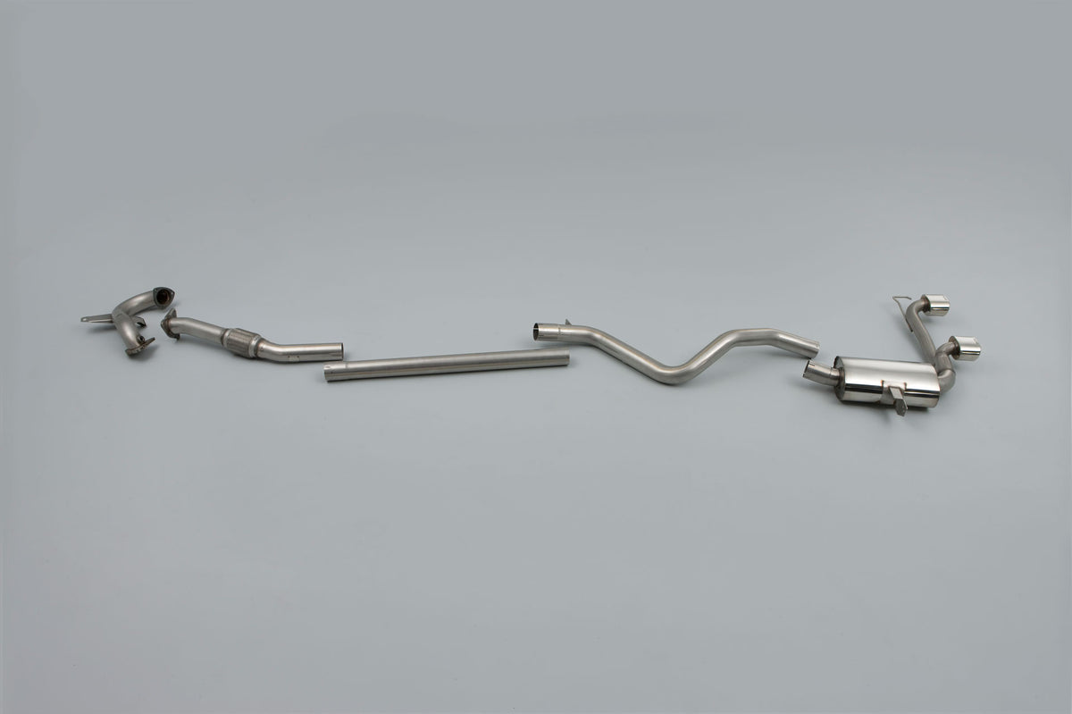 Milltek Sport Renault / Alpine Mégane Turbo-back excluding Hi-Flow Sports Cat, For track use only (SSXRN404)