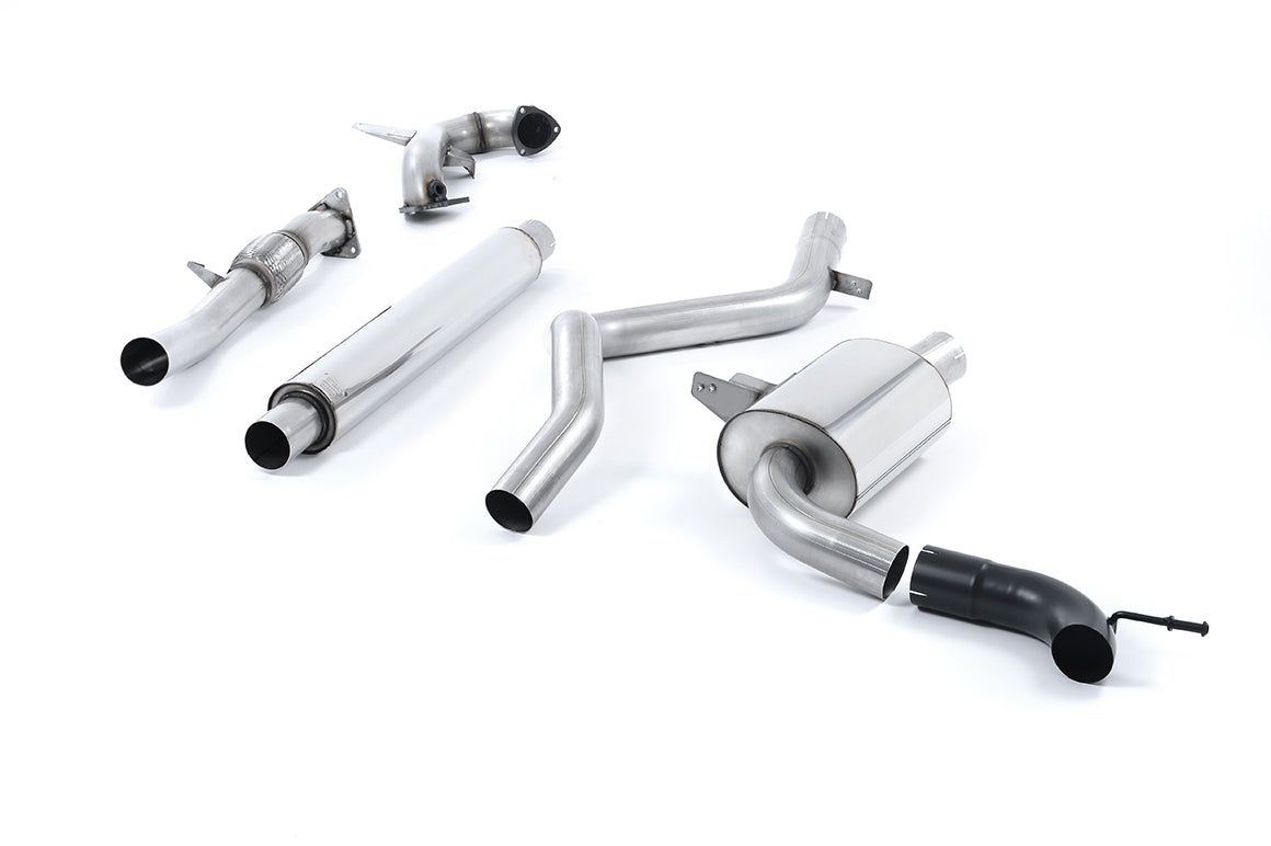 Milltek Sport Renault / Alpine Mégane Turbo-back excluding Hi-Flow Sports Cat, Resonated (SSXRN418)