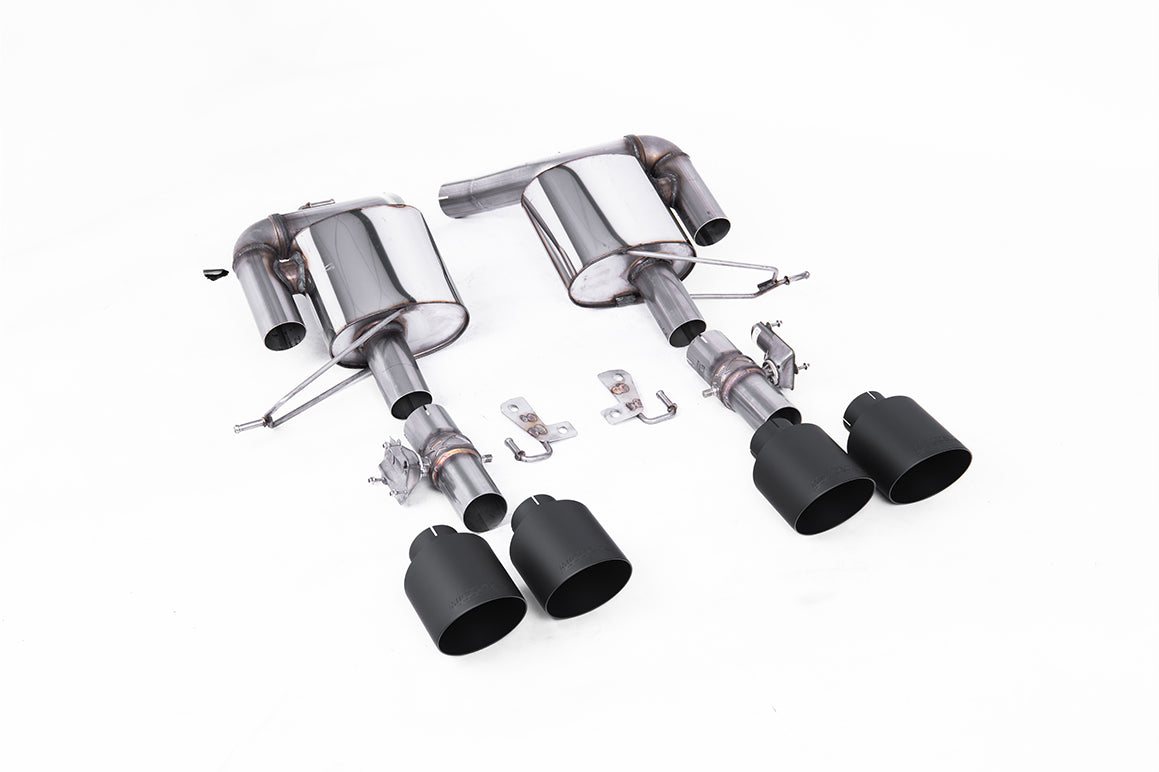 Milltek Sport Range Rover Sport SVR Facelift Rear Silencers, Valved GT-115 Black (SSXRR114)