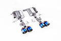 Milltek Sport Range Rover Sport SVR Facelift Rear Silencers, Valved GT-115 Burnt/Blue Titanium (SSXRR116)