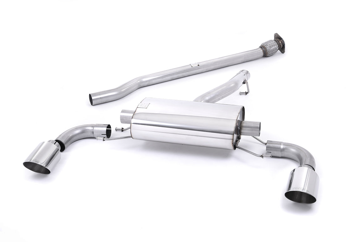 Milltek Sport Secondary Cat-back - Subaru BRZ / Toyota / Lexus GT86 - Non-resonated (louder)
