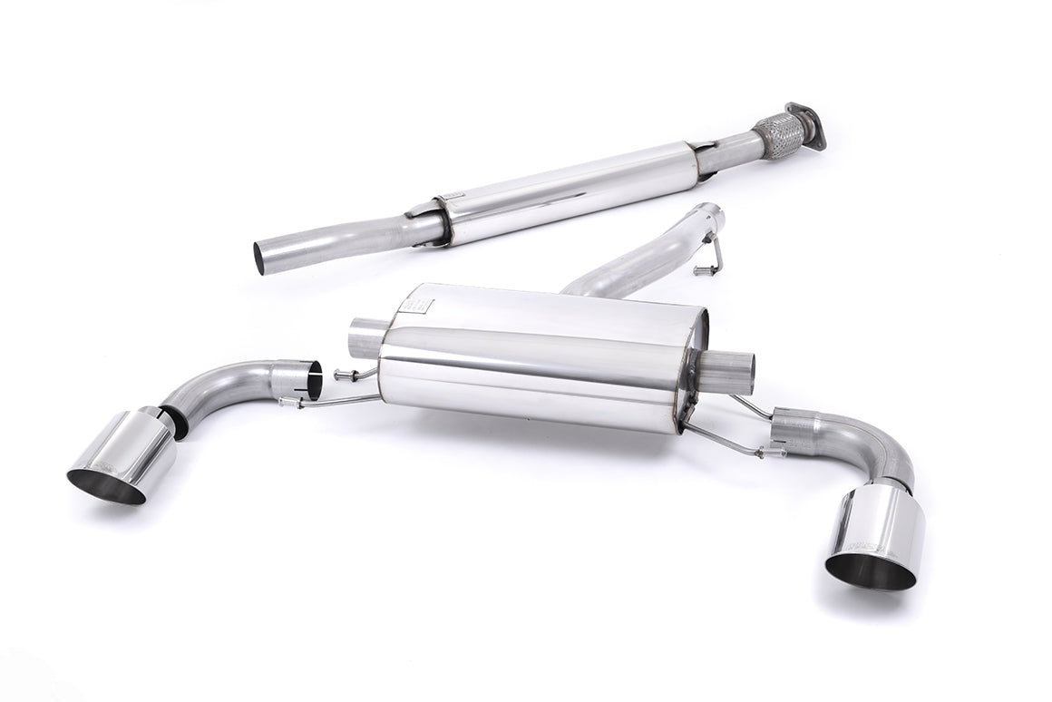 Milltek Sport Secondary Cat-back - Subaru BRZ / Toyota / Lexus GT86 - Resonated (quieter)