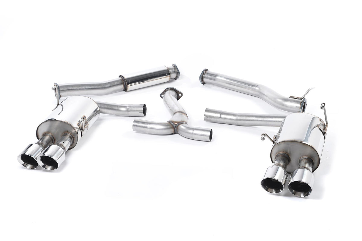 Milltek Sport Cat-back - Subaru Impreza STi & WRX STI Saloon / Sedan - Polished GT-100 Tips