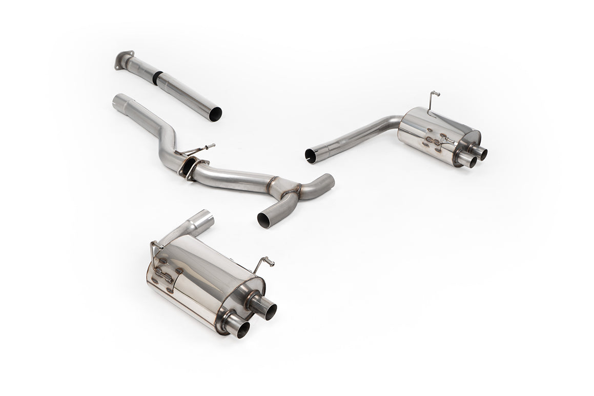 Milltek Sport Cat-back - Subaru Impreza WRX (VB) 2.4T Boxer (USDM Only) - Non-Resonated (Louder) with GT-100 Polished Tips