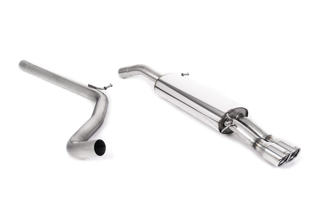 Milltek Sport Cat-back - Seat Ibiza - non-Resonated with Twin Jet Tailpipes. For pre-facelift models.