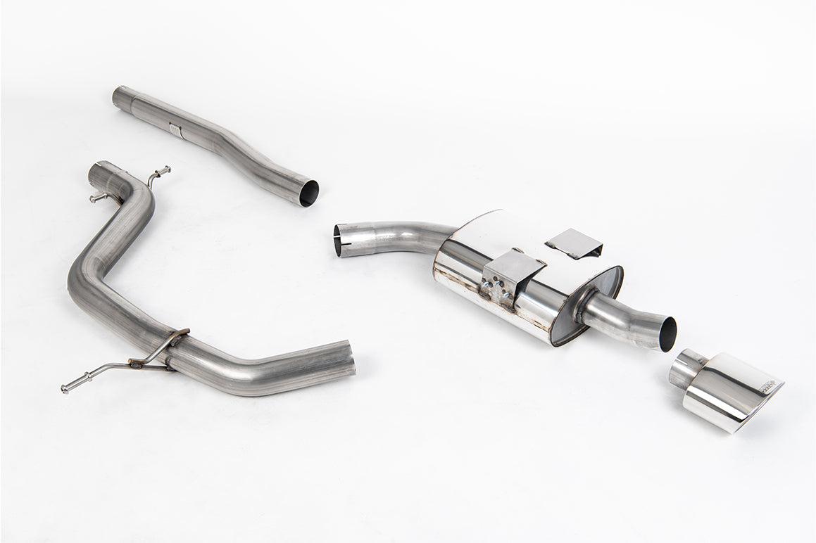 Milltek Sport Cat-back - Seat Leon FR 2.0 TDi 170PS DPF - Cupra K1-style. Requires Cupra K1 rear bumper