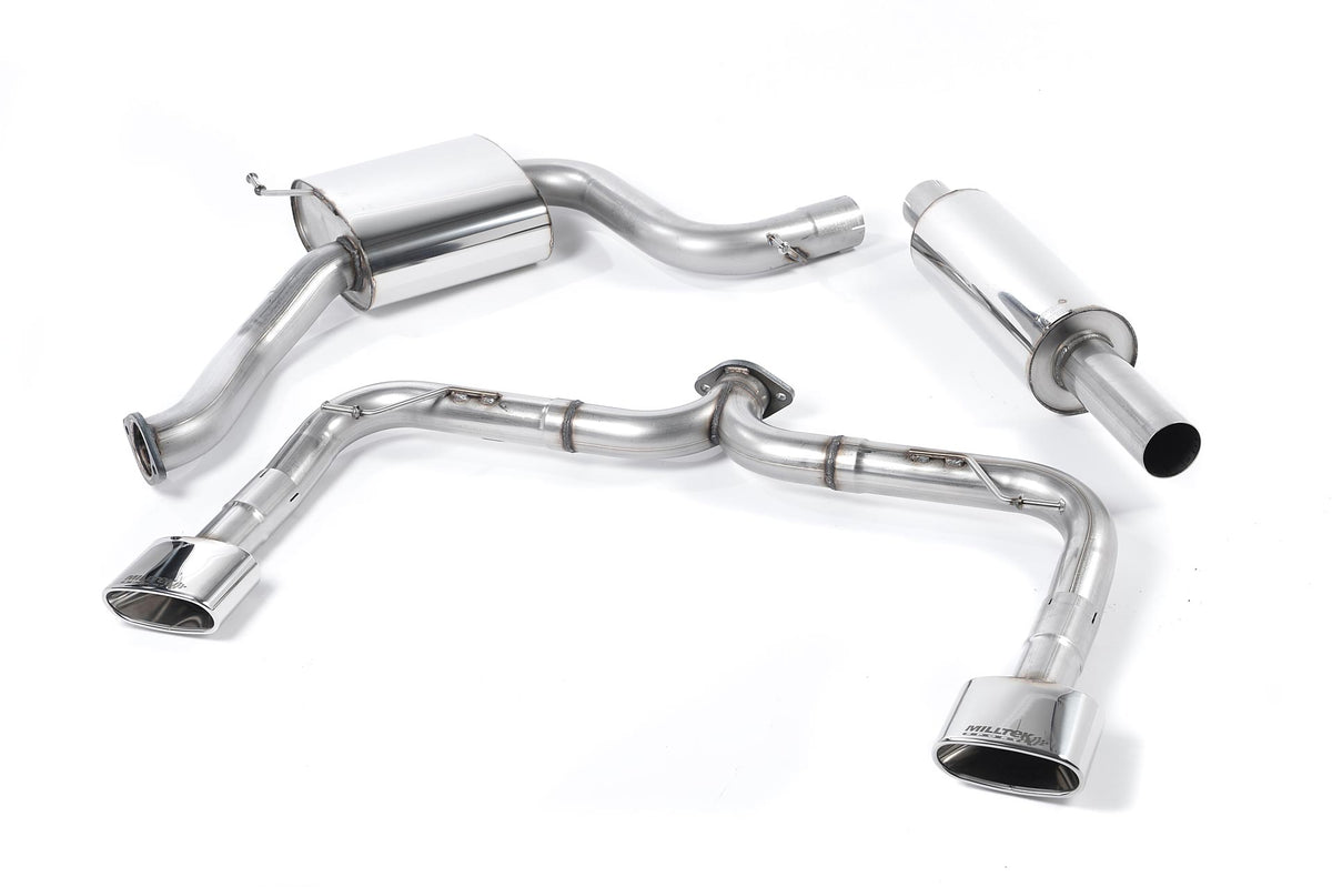 Milltek Sport Cat-back - Seat Leon Cupra 280 & 290 2.0 TSI (Non OPF/GPF Models) - Louder. Polished Oval Tips