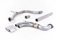 Milltek Sport Seat Leon FR Cat-back, Non-Resonated, Polished (SSXSE161)