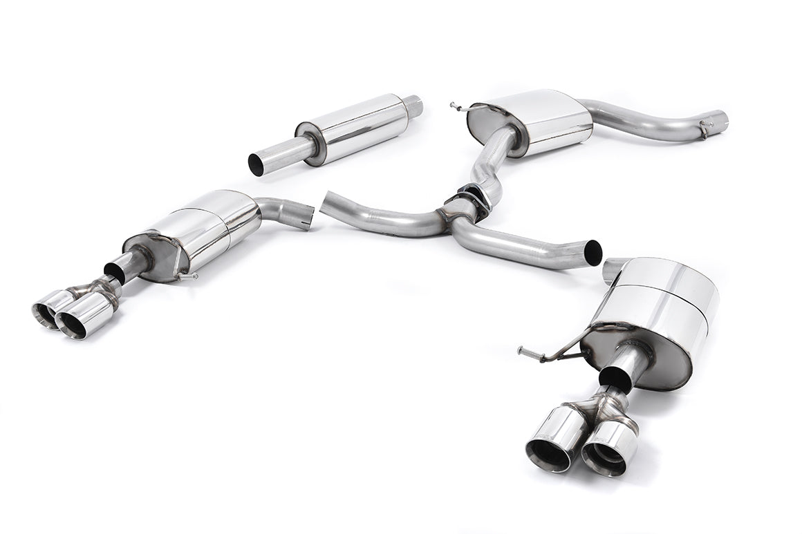 Milltek Sport Seat Leon ST Cupra Cat-back, Quad Polished (SSXSE170)