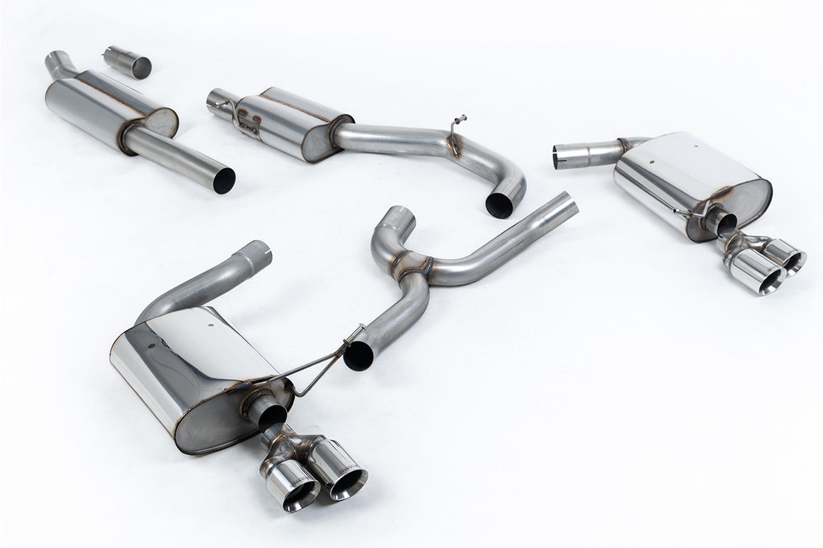 Milltek Sport Seat Leon ST Cupra Cat-back, Quad Polished (SSXSE198)