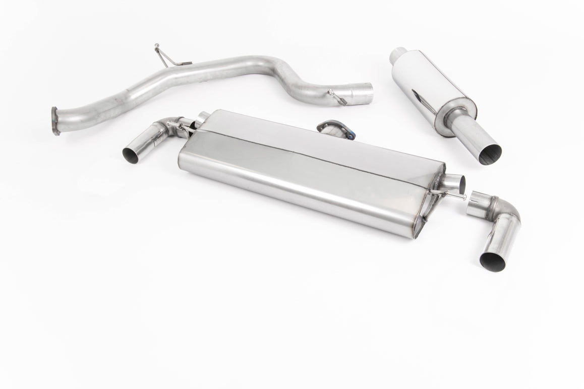 Milltek Sport Seat Leon Cupra Cat-back, Resonated, Dual Oval Polished (SSXSE230)