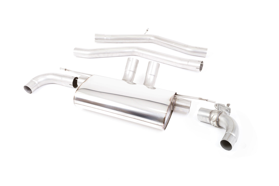 Milltek Sport Toyota / Lexus Supra Front Pipe-back, Resonated, GT-115 Polished (SSXTY101)