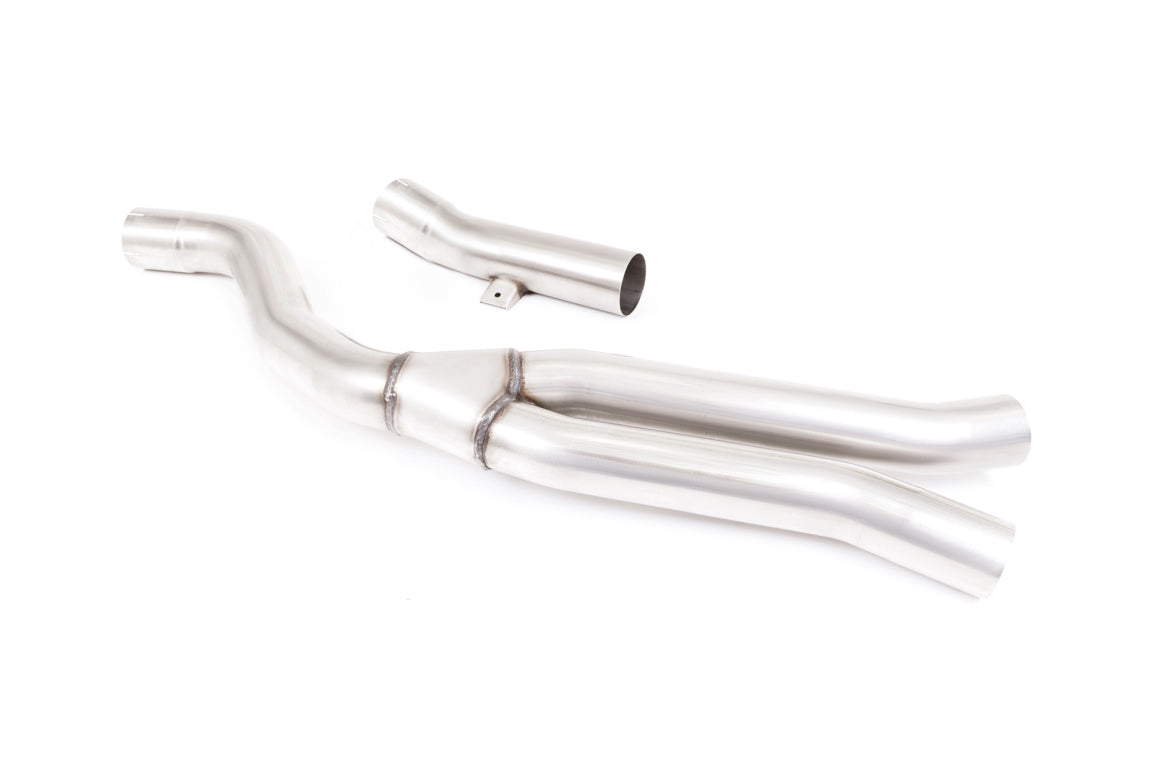 Milltek Sport Resonator Bypass - Toyota / Lexus Supra A90 Coupe 3.0 Turbo (USA/ROW without OPF/GPF) - Both Auto & Manual Models - Fits both OE and Milltek Sport Downpipe & Axle Back Systems