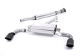 Milltek Sport Toyota / Lexus GR86 Secondary Cat-back, Resonated, Ceramic Black (SSXTY177)