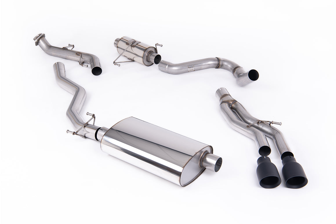 Milltek Sport Toyota / Lexus Tacoma Cat-back, Resonated, GT-100 Cerakote Black (SSXTY214)