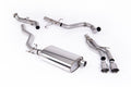 Milltek Sport Toyota / Lexus Tacoma Cat-back, Non-Resonated, GT-100 Polished (SSXTY217)