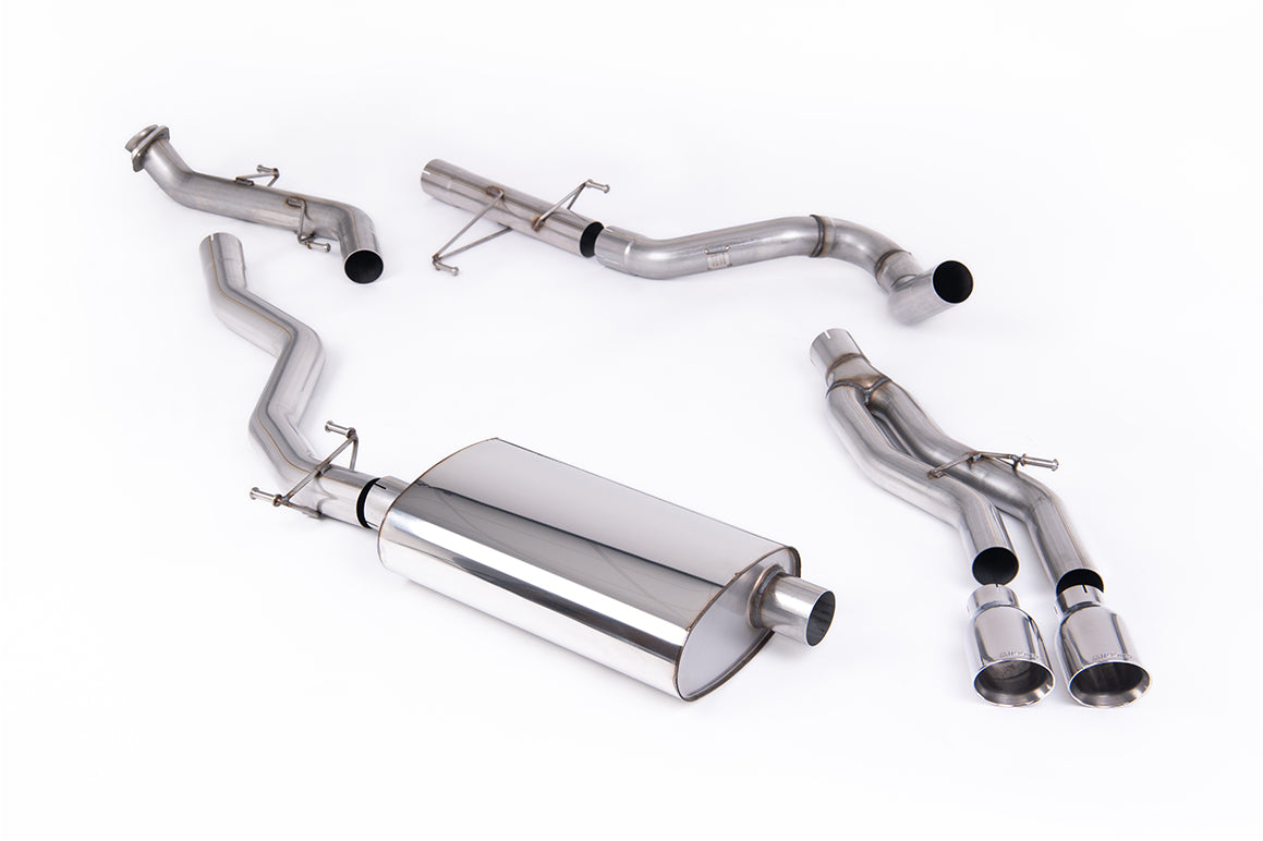 Milltek Sport Toyota / Lexus Tacoma Cat-back, Non-Resonated, GT-100 Polished (SSXTY217)