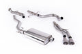 Milltek Sport Toyota / Lexus Tacoma Cat-back, Non-Res, GT-100 Brushed Titanium (SSXTY219)