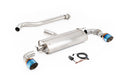Milltek Sport Particulate Filter-back - Toyota / Lexus Yaris Gen 2 - GR 1.6T (OPF/GPF Models Only) - ECE Approved Valved Straight Pipe System with GT-115 Burnt/Blue Titanium Tips - ECE Approved