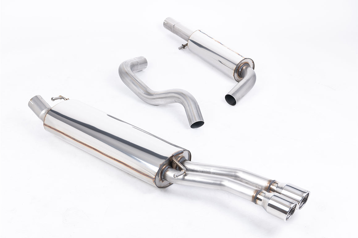 Milltek Sport Cat-back - Volkswagen Bora / Volkswagen Jetta - Resonated (quieter). Requires the lower rear valance from the 1.8T Bora - available from your local VW dealer