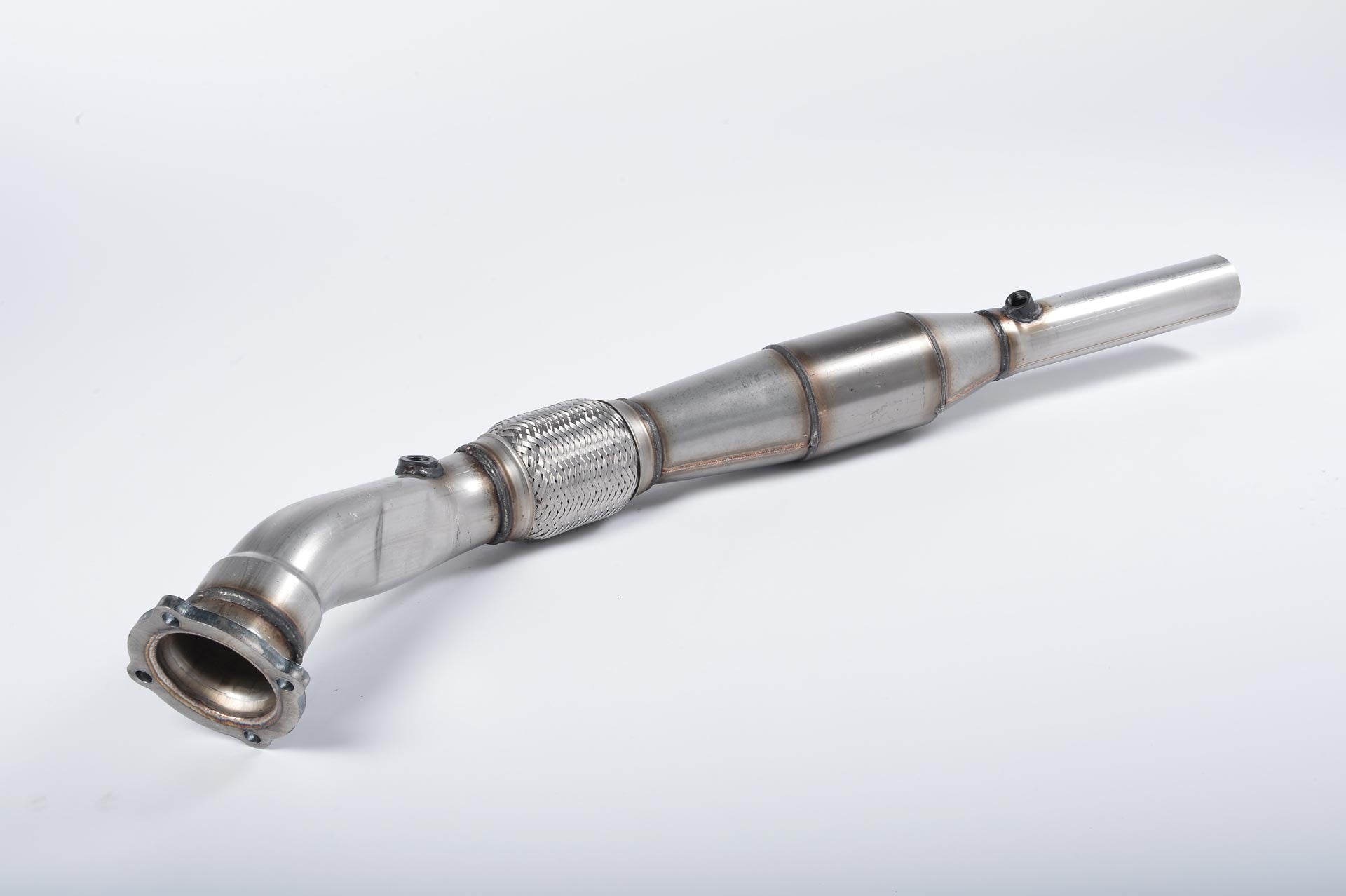 Milltek Sport Large Bore Downpipe and Hi-Flow Sports Cat - Audi A3 / Seat Leon / Skoda Octavia + more - Must be fitted with the Milltek Sport cat-back system and requires a Stage 2 ECU remap