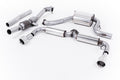 Milltek Sport Volkswagen Golf / Scirocco Turbo-back including Hi-Flow Sports Cat, 3-inch (SSXVW138)