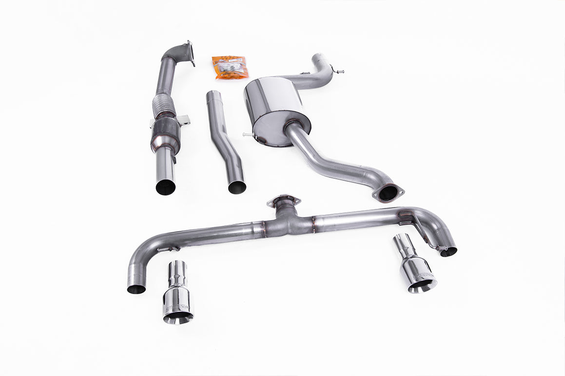 Milltek Sport Volkswagen Golf / Scirocco Turbo-back including Hi-Flow Sports Cat, Race (SSXVW152)