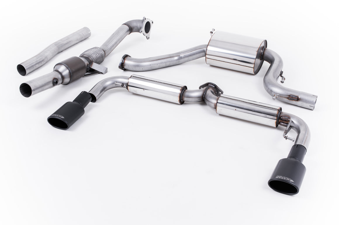 Milltek Sport Volkswagen Scirocco R Turbo-back including Hi-Flow Sports Cat, 3-inch (SSXVW153)