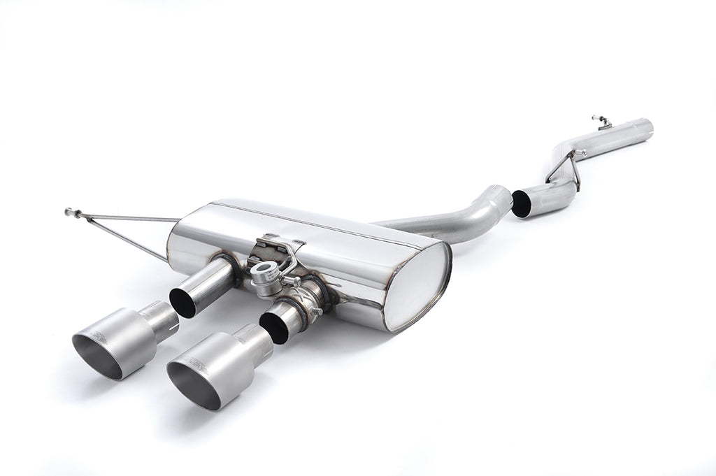 Milltek Sport Volkswagen Golf Mk6 R Cat-back, Non-Resonated, Titanium (SSXVW165)