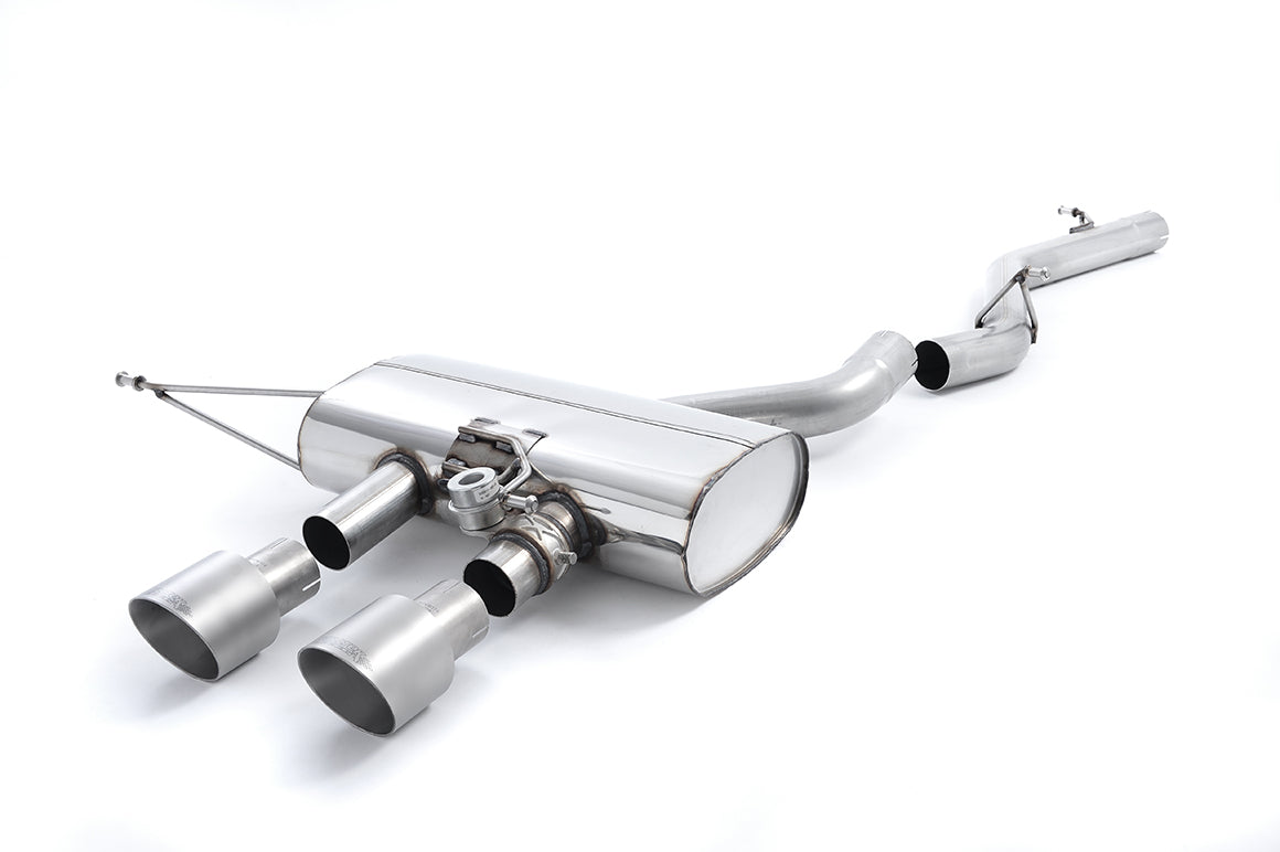 Milltek Sport Volkswagen Golf Mk6 R Cat-back, Non-Resonated, Titanium (SSXVW165)