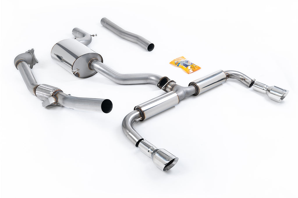 Milltek Sport Volkswagen Golf Mk6 GTi Turbo-back excluding Hi-Flow Sports Cat, Race (SSXVW173)
