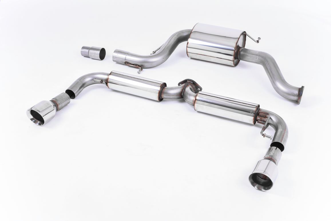 Milltek Sport Cat-back - Volkswagen Golf Mk6 GTi Edition 35 - Resonated (quieter). 3-inch Race System